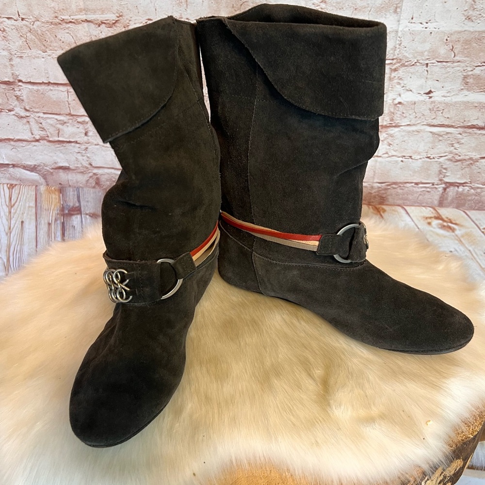 Isabel Marant for H&M suede tassled boots size 6.5 - Picture 2 of 12